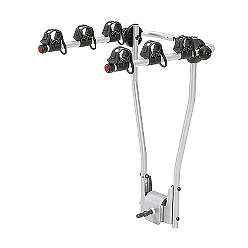 Thule Hangon Portabici Da Gancio Traino Per 3 Bici Sospese Inclinabile Argento Silver One-Size