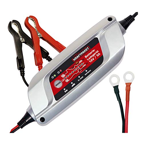 Dino Potente Caricabatterie A 8 Fasi Completamente Automatico, 12V, 5A