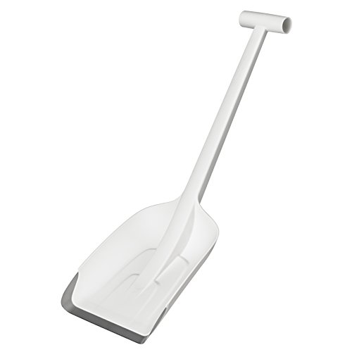 Fiskars Pala Da Neve, Lunghezza: 63 Cm, Plastica Rinforzata Con Fibra Di Vetro Con Bordo In Acciaio, Bianco, Snowxpert, 1019347
