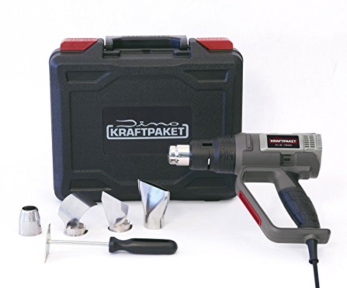 Dino Kraftpaket Pistola Ad Aria Calda Fai Da Te, 2000 W (10 (3 + 7), Livelli Di Temperatura: 50 – 600 °C, Aria: 250 – 500 L/Min), Ventola Ad Aria Cald