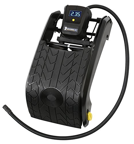 Michelin 9517 Pompe A Piede Doppio Cilindro, Manometro Digitale