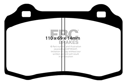 Ebc Brake Dp51140Ndx Pastiglia Freni Endurance Bluestuff Ndx Trackday