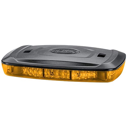 Hella 2Rl 014 566-221 Led-Spia Luminosa, Micro Lightbar, 12/24V, Giallo, Fissaggio Magnetico, Cavo 2500Mm, Montaggio, Esterno