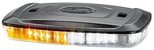 Hella 2Rl 014 566-421 Led-Spia Luminosa, Micro Lightbar, 12/24V, Giallo, Fissaggio Magnetico, Cavo 2500Mm, Montaggio, Esterno