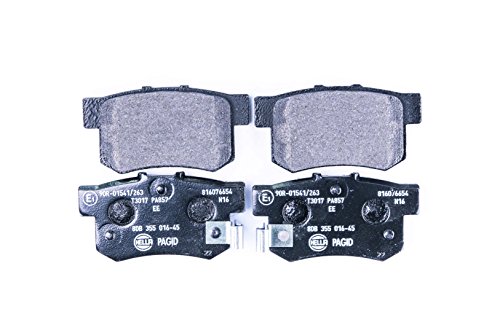 Hella Pagid 8Db 355 016-451 Kit Pastiglie Freno,T3017,Spessore,14.6Mm,Sistema Frenante,Akebono,Con Segnalatore Acustico Usura,Per Es. Acura / Honda / 