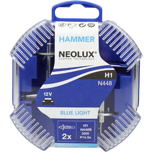 Osram 861760395 Lampadina Blue Hammer, H1 12V 55W