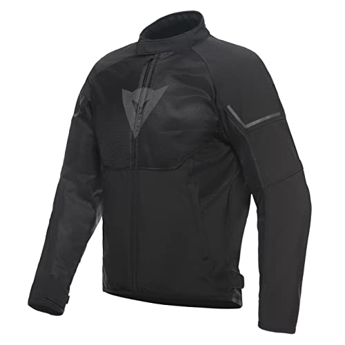 Dainese - Ignite Air Tex Jacket, Giacca Moto Estiva, Tessuto In Mesh, Giacca Moto Da Uomo, Protezioni Morbide, Nero/Nero/Grigio Reflex, 62