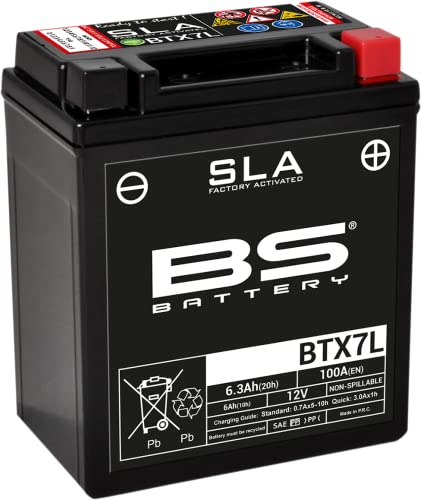 Batteria Radiocodice 300673 Btx7L Agm Sla Batteria, Nero