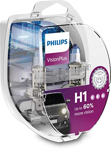 Philips 12258Vps2 - H1 Visionplus (Set 2Pz), 12V, 55W, P14.5S