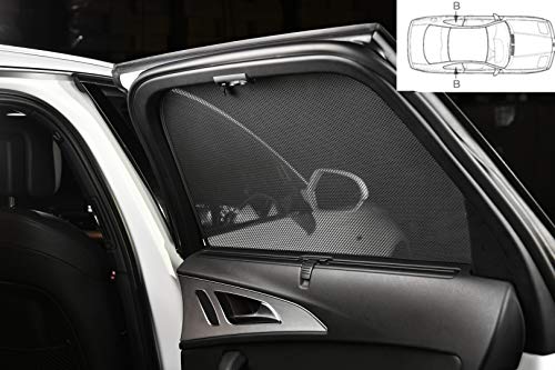 Car Shades Set (Porte Posteriori) Compatibile Con Mitsubishi Outlander Iii 2013- Incl. Phev (2-Parti)