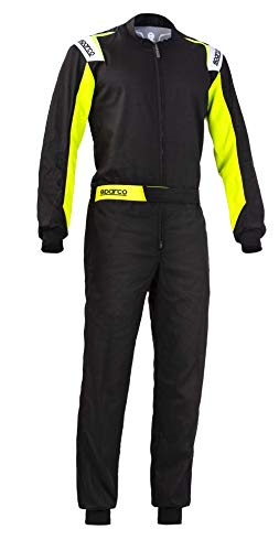 Sparco 002343Nrgf4Xl Rookie Tuta Da Kart, Xl, Blck/Fl