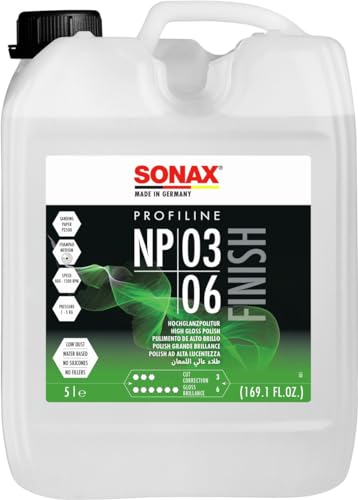 Sonax Profiline Np 03-06 (5 Litri) Per La Lucidatura Professionale Di Vernici Opache E Graffiate Senza Silicone | Art. N. 02085000