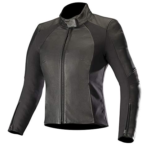 Alpinestars Vika V2 - Giacca Da Moto Da Donna, In Pelle, Colore Nero, Taglia 42