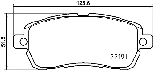 Hella Pagid 8Db 355 031-721 Kit Pastiglie Freno,T2601,Spessore,17.6Mm,Sistema Frenante,Trw,Non Predisposto Per Contatto Segnalazione Usura,Per Es. For