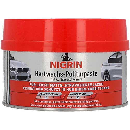 Nigrin 72943 Cera Pasta Lucidante, 250 Ml