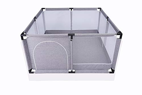 Star Ibaby Laufgitter Für Baby, Laufstall Weich & Rutschfest, Indoor/Outdoor Laufgitter, Kippsicheres Kinder-Baby-Gitter, Laufstall Mit Einfacher Mont