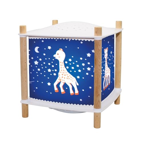 Trousselier 6061Bl Lanterna Revolution Motivo Giraffa Sophie, Blu