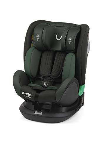 Jané Nurse Seggiolino Auto, Da 40 A 150 Cm, I-Size, Isofix E Top Tether, Opzione Senso Contrario Di Marcia E Senso Di Marcia, Rotazione 360°, Evolutiv