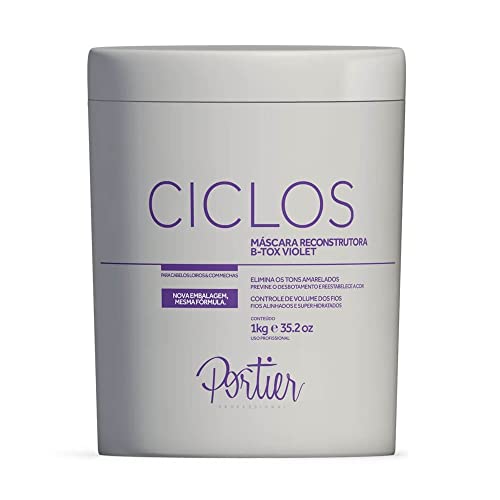 Maschera Professionale Brasiliana Levigante Portier B-Tox Viola (Senza Formolo) 1L
