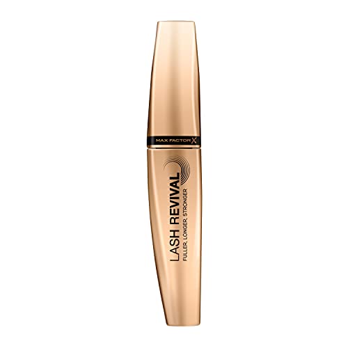 Max Factor Mascara Volumizzante Rinforzante Lash Revival, Con Estratti Di Bamboo E Oli Naturali, 11.5 Ml, Nero Estremo