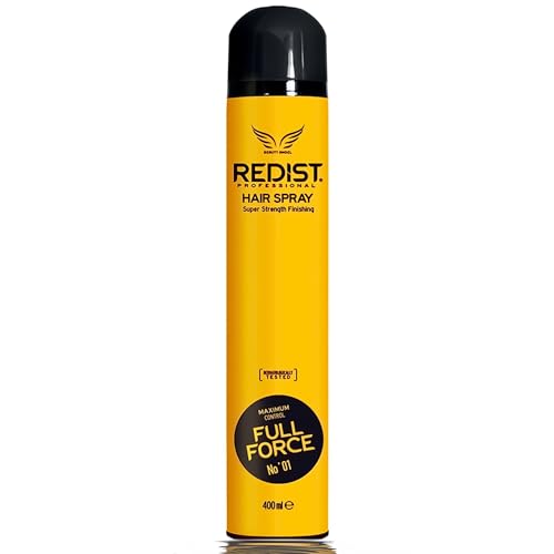 Redist Lacca Per Capelli Ultra Strong Full Force Hair Spray 400 Ml I Lacca Per Lo Styling Per Donna E Uomo I Lacca Per Una Tenuta Ultra Forte I Senza