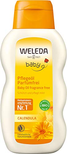 Weleda Baby Olio Extra Delicato Calendula , Senza Profumazione, Prodotto Per La Detersione E Massaggio Di Neonati Nei Primi Giorni Di Vita, Formula Ex