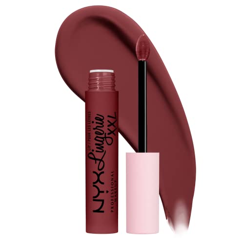 Nyx Professional Makeup Lip Lingerie Xxl, Rossetto Liquido Matte A Lunga Tenuta, Formula Vegana, Strip N Tease