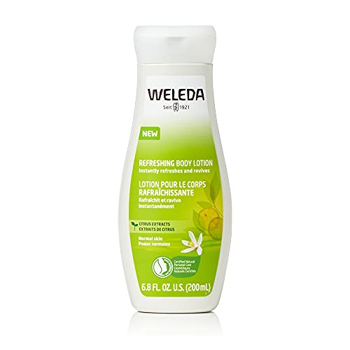 Weleda Crema Fluida Idratazione 24H Limone, Crema Corpo Dalla Texture Leggera, Altamente Rinfrescante, Ideale Come Trattamento Quotidiano O Doposole, 