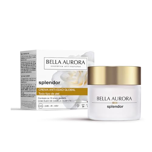 Bella Aurora Crema De Día Antiedad 50+ Años, 50 Ml | Crema Facial Anti-Arrugas Y Anti-Manchas | Tratamiento Facial Hidratante Para Mujer Spf 20 | Sple
