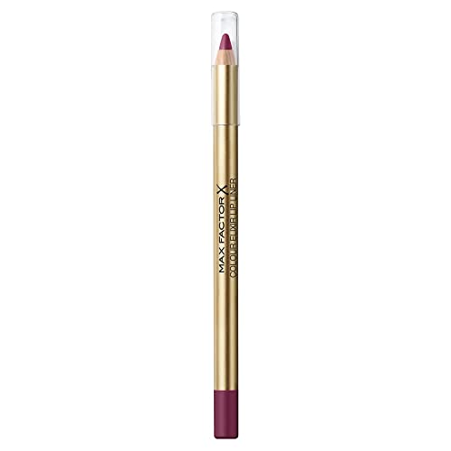 Max Factor, Colour Elixir Lip Liner, Matita Labbra Lunga Durata, Colore Intenso, 70 Deep Berry
