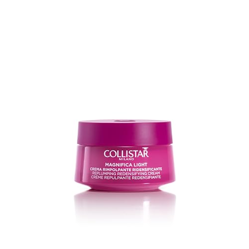 Collistar Magnifica Crema Viso E Collo Rimpolpante Ridensificante Light, Crema Ultra Leggera A Rapido Assorbimento Che Riduce Le Rughe, Rimpolpa Visib