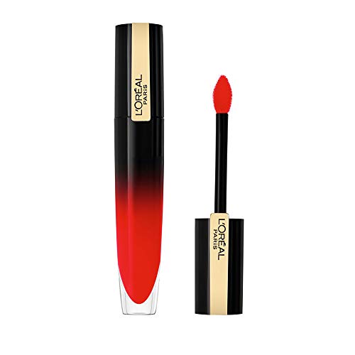L'Oréal Paris Rossetto Liquido Brilliant Signature, Tinta Labbra A Lunga Tenuta, Formula Leggera E Finish Brillante, 311 Be Brilliant, 8,5 Ml