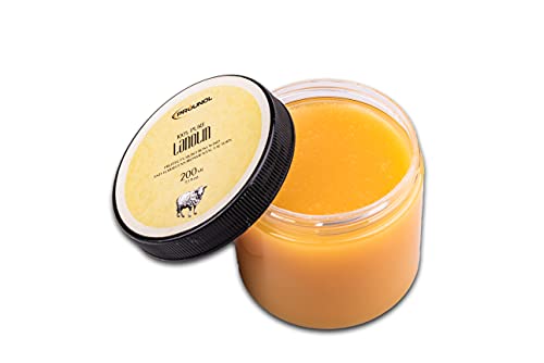 Prounol Lanolina Pura ( Lanolin Anidra ) 200 Ml 100% Naturale Crema Per Pelle Molto Secca, Ruvida O Screpolata