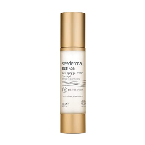 Sesderma | Retiage Gel Cream | Gel Anti-Età | Massima Attività Antirughe | Sistema 3-Retinol | Retinol Gel Cream | Principi Attivi | 50 Ml