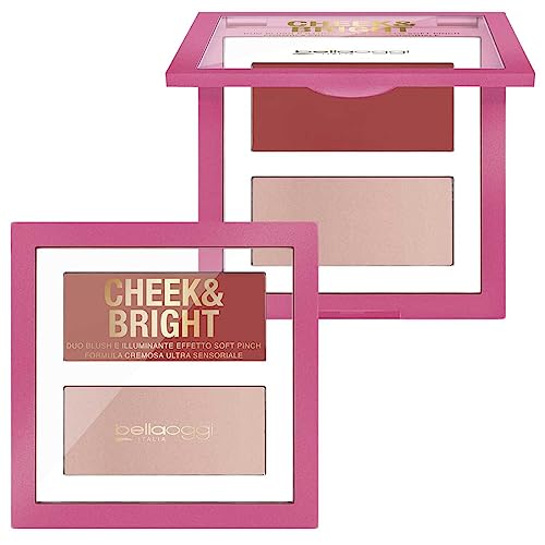 Palette Blush E Illuminante In Crema Cheek & Bright, Posh Rose