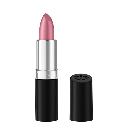 Rimmel London Rossetto In Stick Lasting Finish, Rossetto A Lunga Durata Per Labbra Morbide Con Finish Luminoso E Pigmenti Puri, 905 Iced Rose