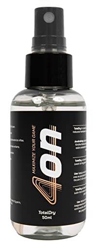 4On Totaldry Spray - Antitraspirante Per Le Mani. Spray Non Appiccicoso E Neutro Per Ridurre Il Sudore Delle Mani E Massimizzare La Presa. Adatto A Tu