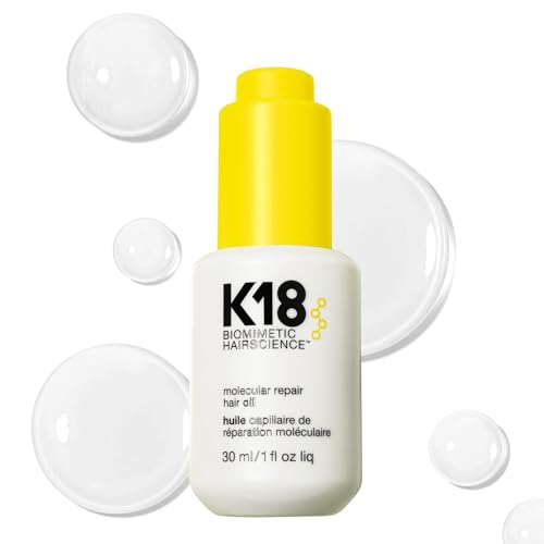 Generisch K18 Molecular Repair Hair Oil – Rinforza, Ripara I Danni, Riduce Il Crespo, Migliora La Lucentezza Per Tutti I Tipi Di Capelli – 30 Ml, 0,15