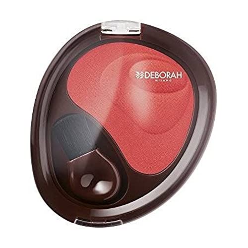 Deborah Milano - Fard Naturale Compatto, 05 Cherry, Blush Satinato, Scorrevole E Setoso, Effetto Antimacchie, Dona Una Pelle Luminosa E Un Finish Natu