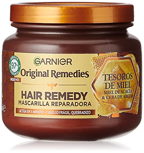 Garnier Cura Capillare, Original Remedies Mascarilla Tesoros De Miel, 300 Ml