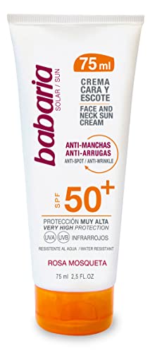 Crema Facial Solar Antimanchas Rosa Mosqueta F-50-75 Ml