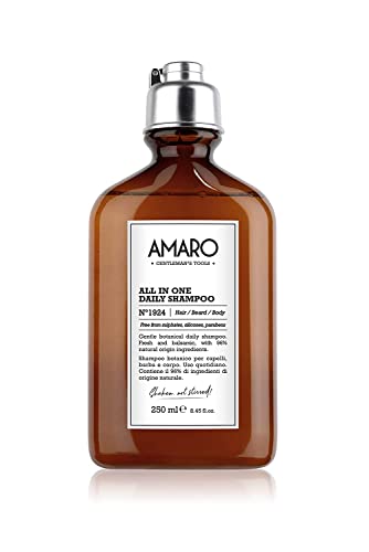 Farmavita Amaro All In One Daily Shampoo N 1924 Hair/Beard/Body 250 Ml