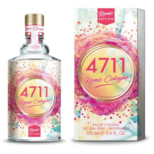 4711® Remix Cologne Fiori D'Arancio- Limited Edition 2021| Eau De Cologne- Profumo Floreale Fruttato Incentrato Sui Fiori D'Arancio- Uno Sfacciato Mix