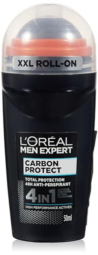 L'Oreal Paris Men Expert Carbon Protect 48H Deodorante Roll-On Anti-Traspirante Da 50 Ml