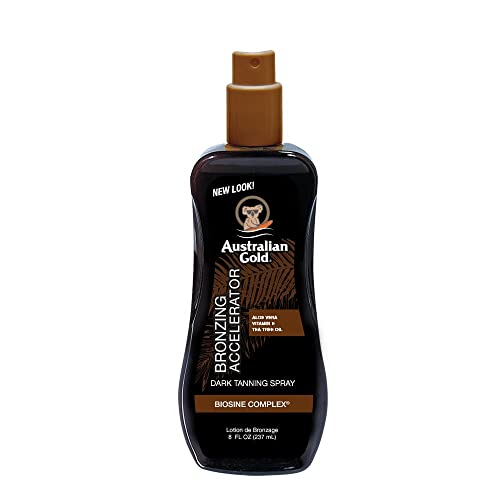 Australian Gold Accelerator With Bronzer Spray Gel, 237 Ml