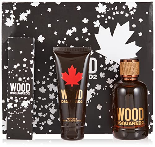Dsquared2 Wood Pour Homme Edt 100 Ml Set Regalo