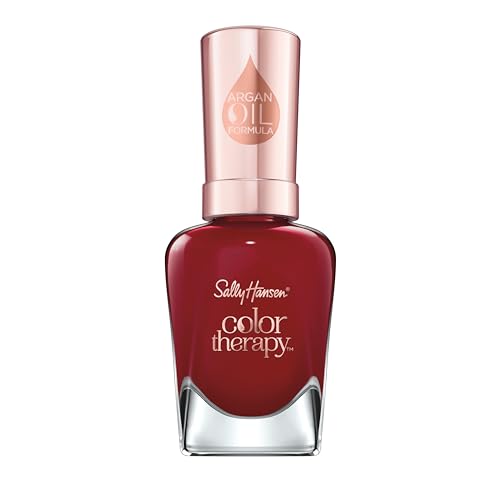 Sally Hansen, Smalto Rinforzante Unghie Color Therapy, Formula Idratante E Nutriente All'Olio Di Argan, 370 Unwine'D