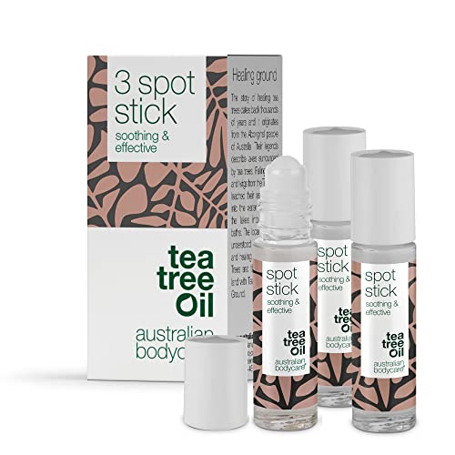 Australian Bodycare Tea Tree Oil Spot Stick - Trattamento Roll-On Per Macchie, Brufoli, Pelle Grassa E Incline All'Acne, Contiene Olio Di Melaleuca Au