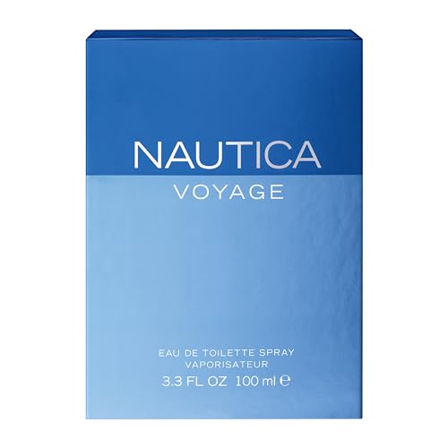 Nautica Voyage, Eau De Toilette Spray, Profumo Uomo Con Note Di Mela, Cedro E Muschio - 100 Ml