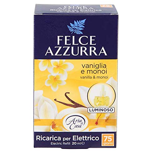 Felce Azzurra Aria Casa Vaniglia E Monoi Refil Deodorante Per Ambienti Ricarica Per Diffusore 20 Ml